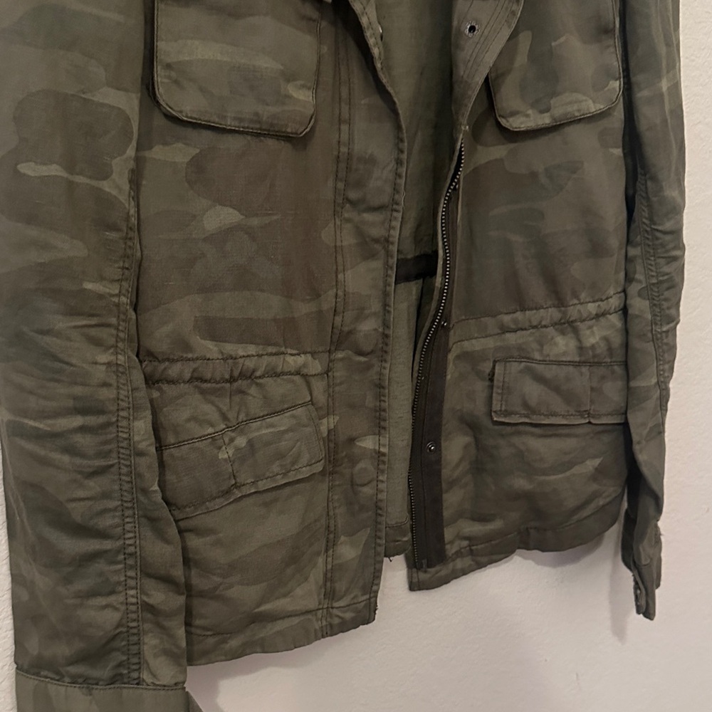 LOFT Olive Camo Green Utility S Military Jacket - Picture 5 of 8